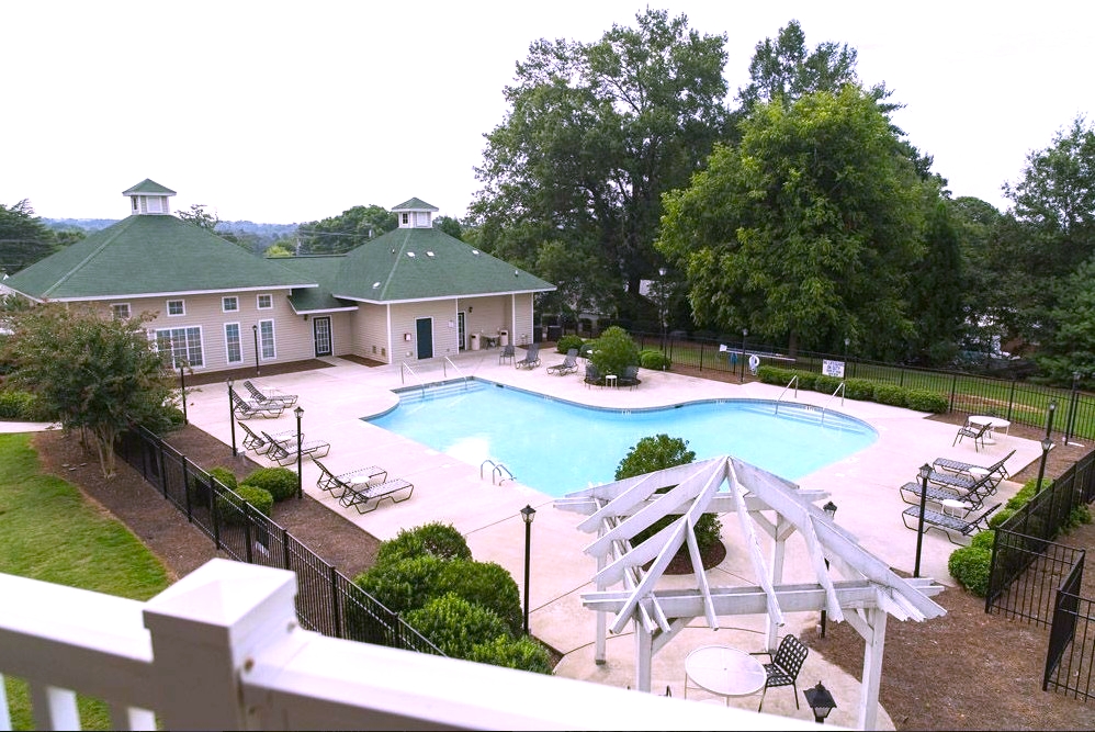 Crescent Pointe is located in the foothills of South Carolina, aerial view